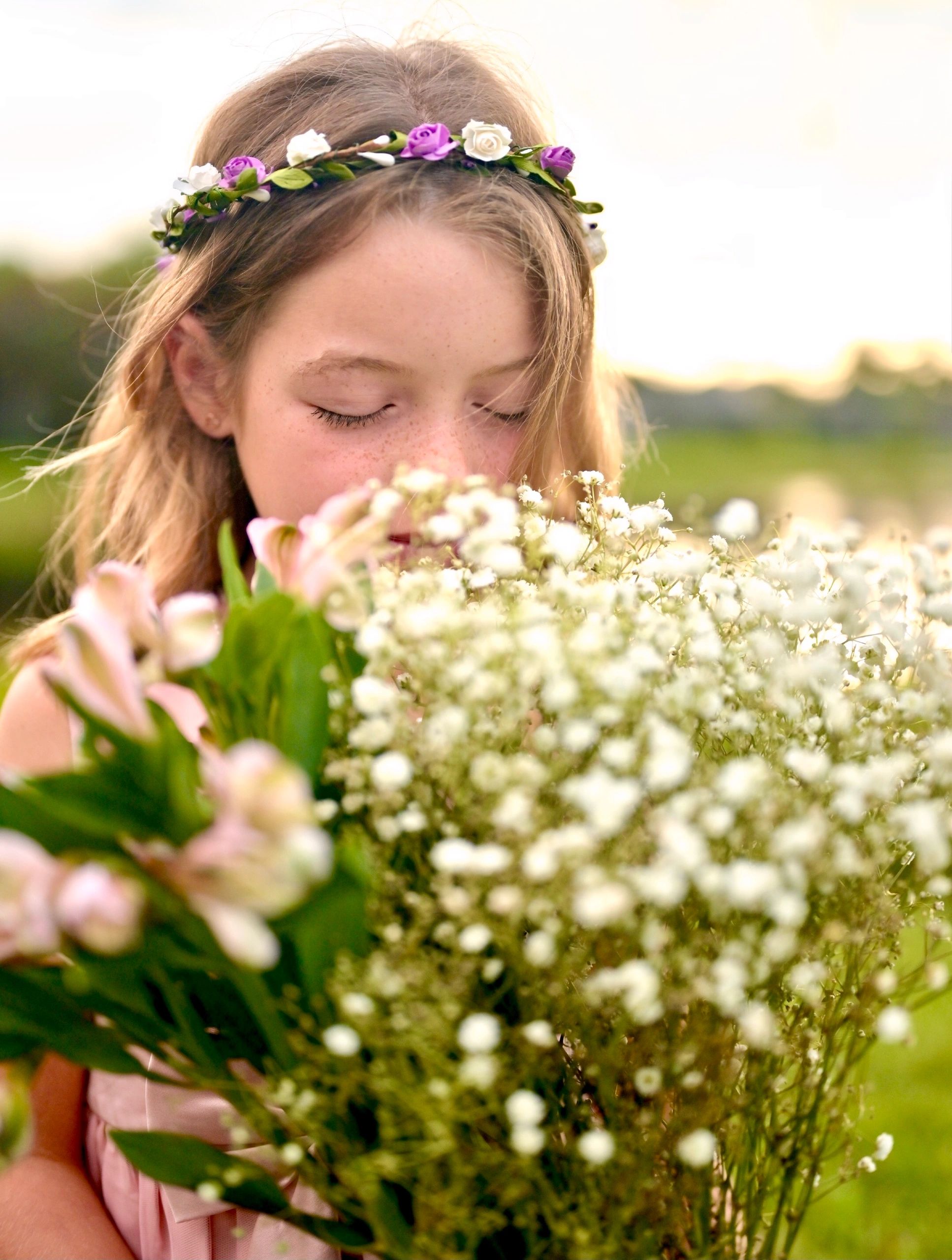 Fine-art portrait in warm natural light