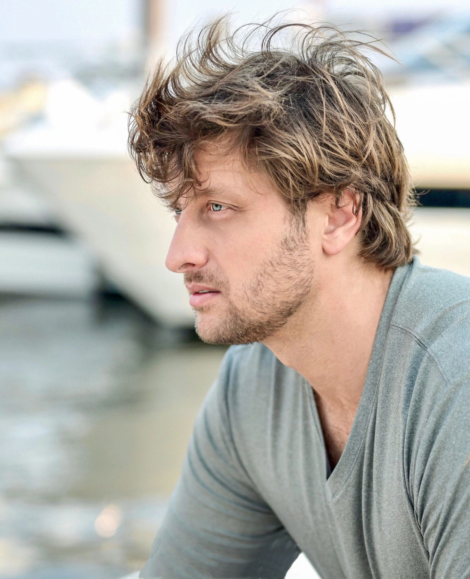 Natural-light men's portrait